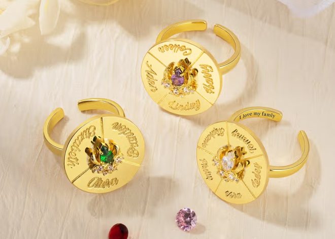 Spersonalizowany pierścionek Fidget Spinner: gdy imiona bliskich zaczynają się obracać