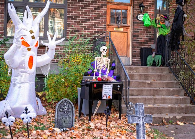 Przewodnik po dekoracjach na Halloween: Najlepsze spersonalizowane wycieraczki przed drzwi